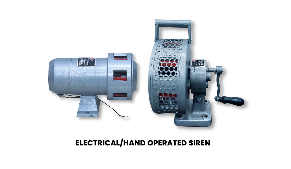 Electrical Hand Operated Siren